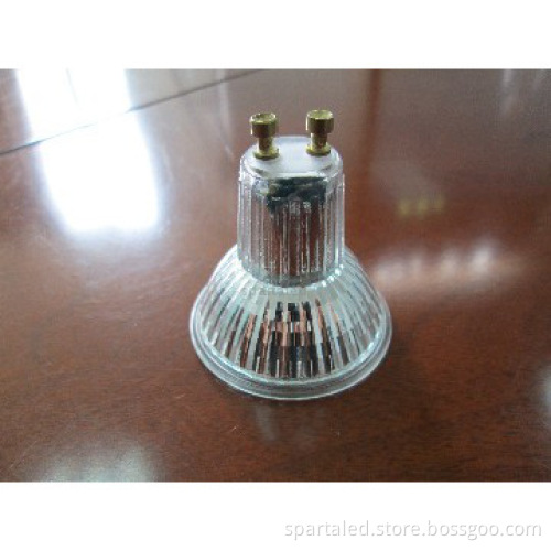 Glass Body GU10 COB 5W LED Spot Lights